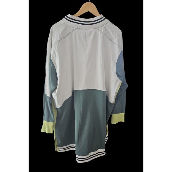 Anthropologie A+ daily Practice Color Block Zip SPORTY SWEATSHIRT DRESS 3X NWT - Picture 4 of 8